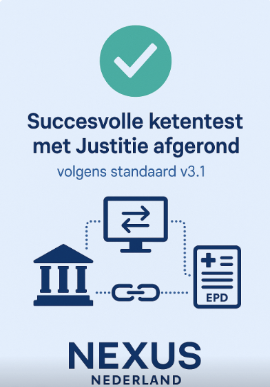 certificaat succesvolle ketentest met justitie